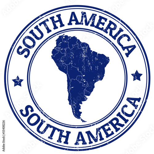 South America stamp