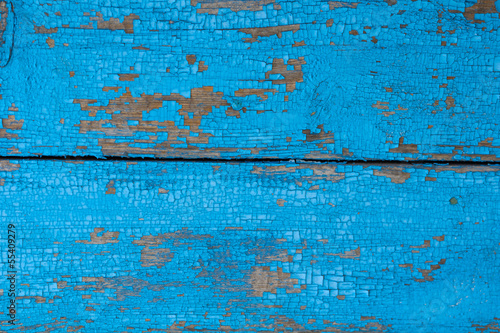 old blue wooden background