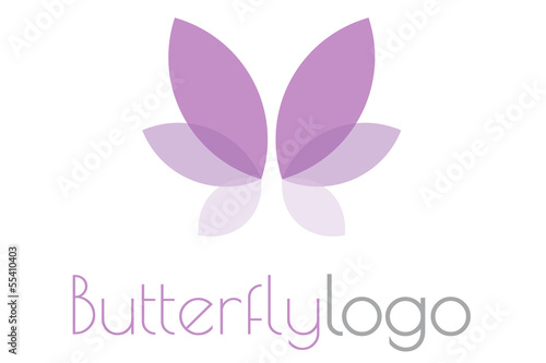 Fototapeta Naklejka Na Ścianę i Meble -  Butterfly logo