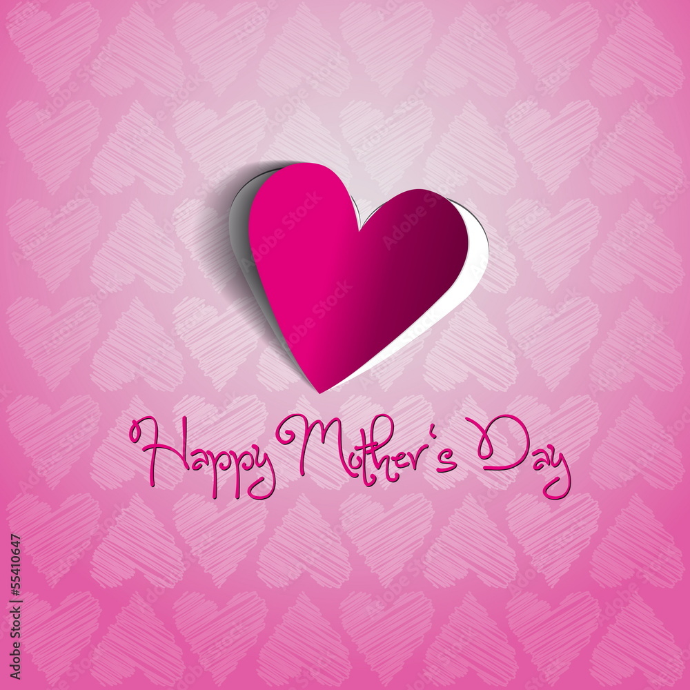 Happy Mothers's Day Typographical Background