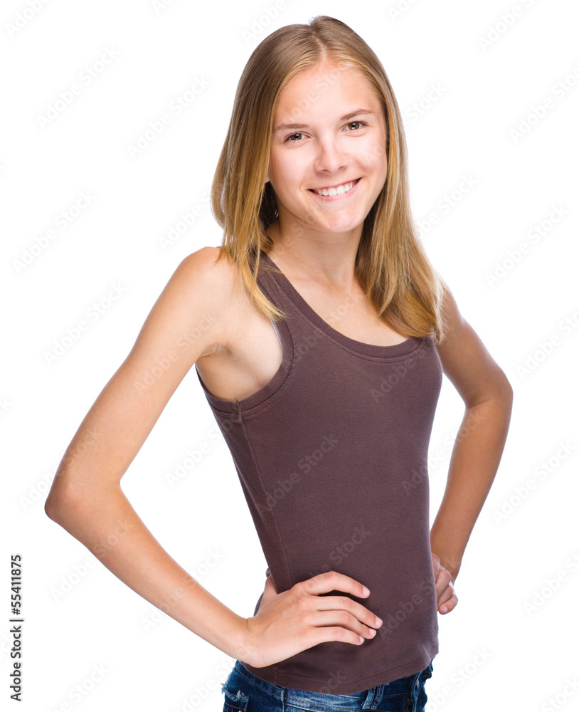 Portrait of a young girl