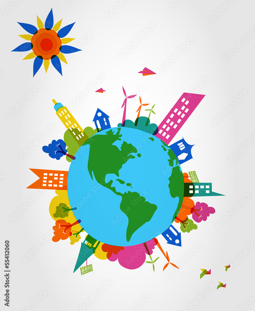Colorful global transparent shapes. Colorful global transparent shapes.