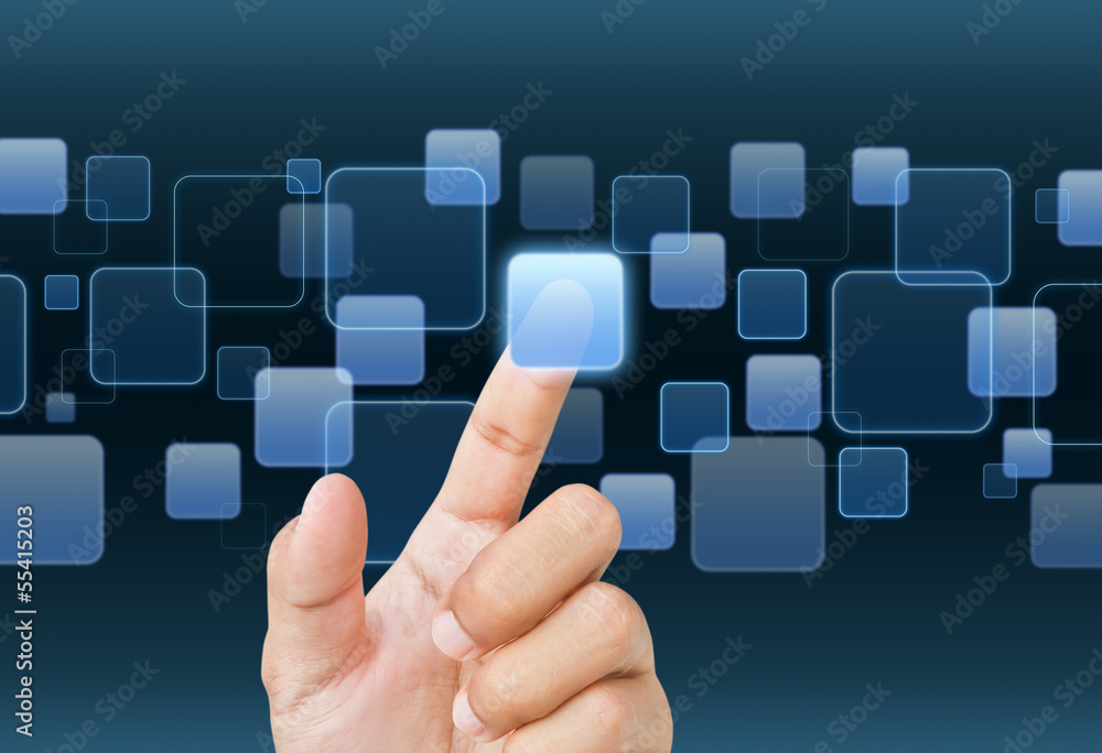 Businessman hand working with digital virtaul screen Businessman hand working with digital virtaul screen