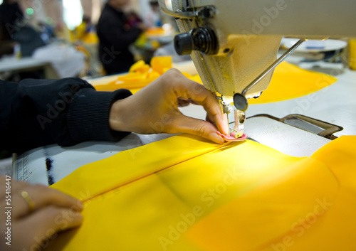 Hand sewing photo