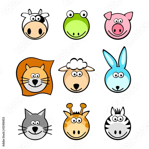 Obraz zwierzęta zestaw