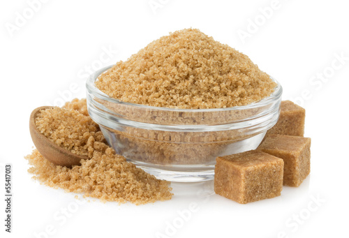 Fotografie brown sugar in bowl