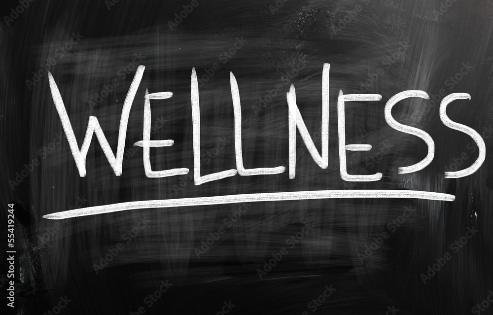 Health concept handwritten with chalk on a blackboard Health concept handwritten with chalk on a blackboard
