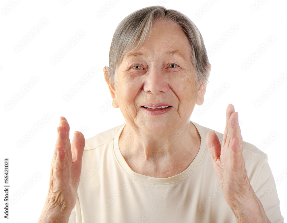 Senior woman's portrait Senior woman's portrait