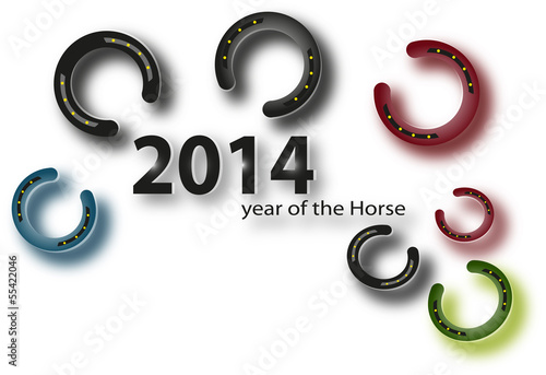 horseshoe - symbol of New Year