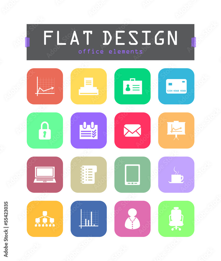 special flat ui icons for web and mobile applications special flat ui icons for web and mobile applications