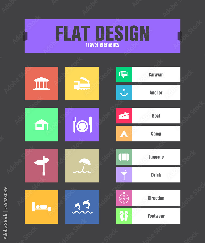 special flat ui icons for web and mobile applications