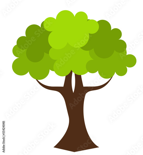 Oak tree vector