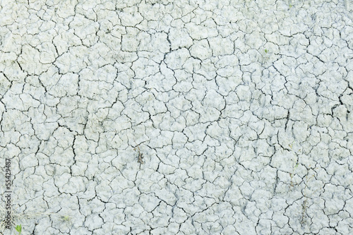 Cracked dry earth