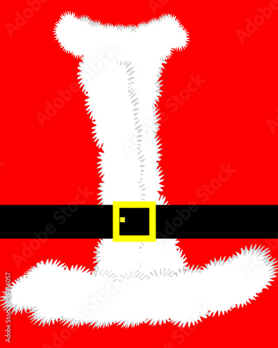 santa claus red christmas coat