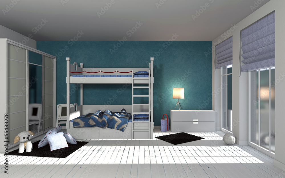 Fototapeta premium room interior - Kinderzimmer