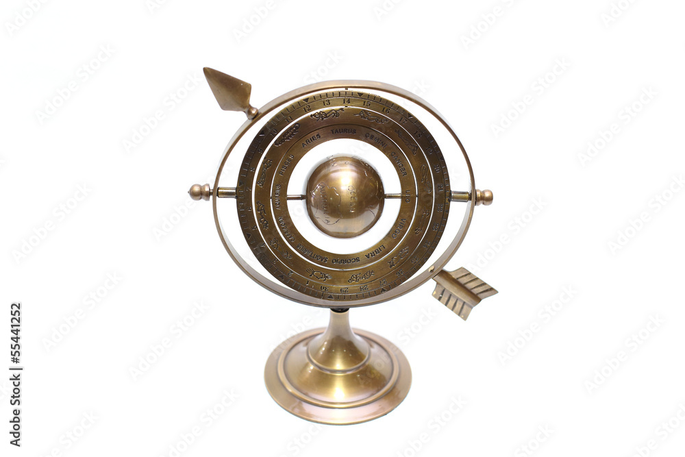 global model 12 Zodiac with metal frame and stand global model 12 Zodiac with metal frame and stand