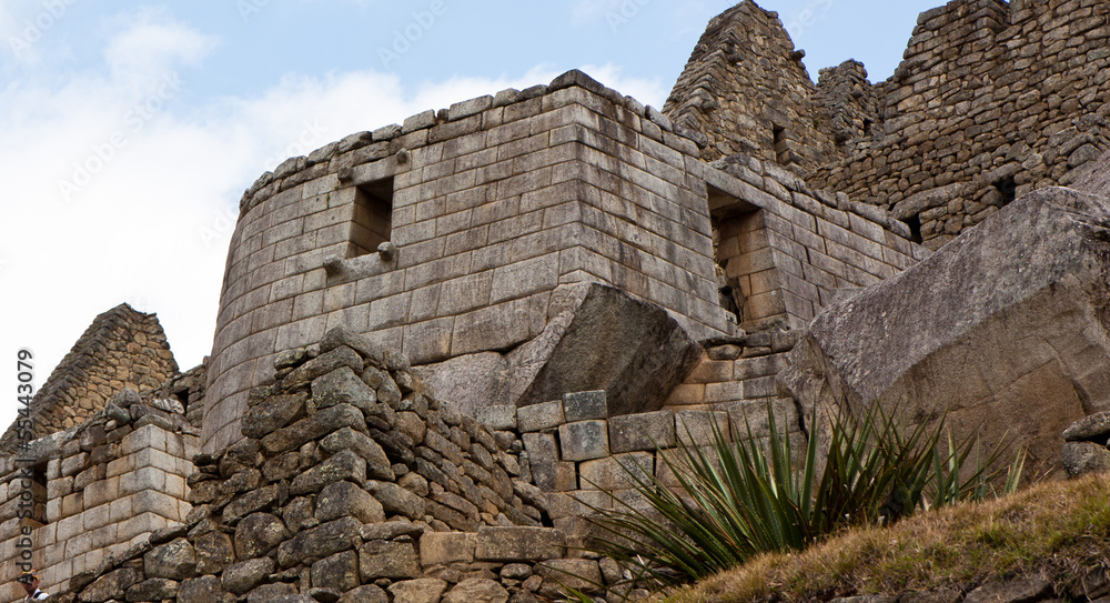 Temple of the Sun at Machu Picchu Temple of the Sun at Machu Picchu