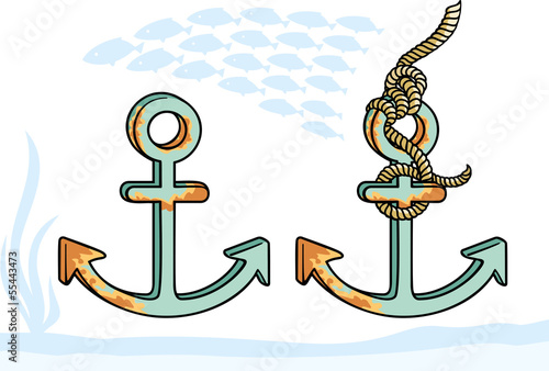 anchor in two variants