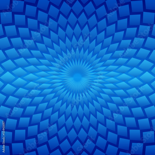 Abstract blue background with diamonds