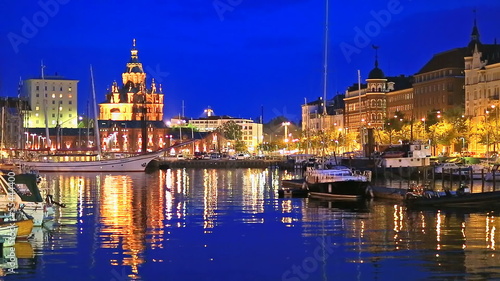 The Old Port in Helsinki, Finland