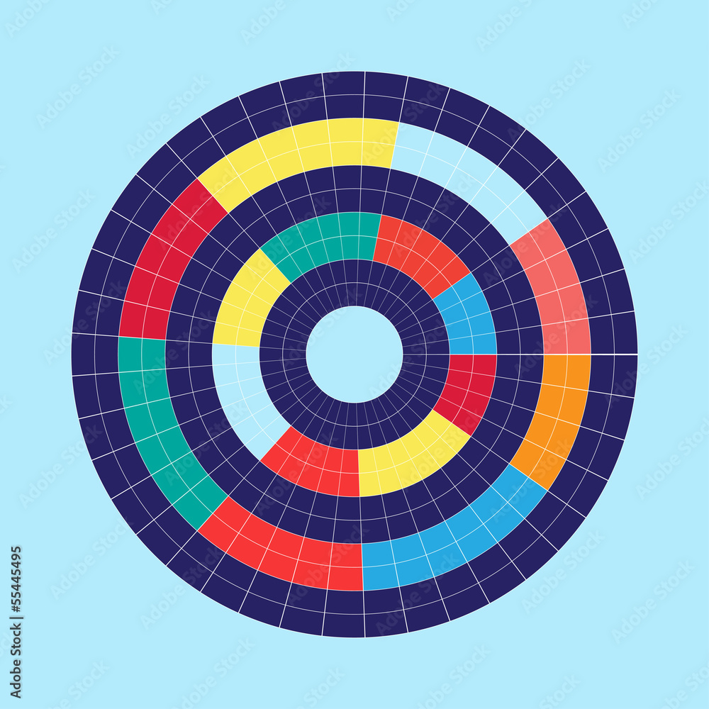 Ukrainian national round pattern, vector. Ukrainian national round pattern, vector.