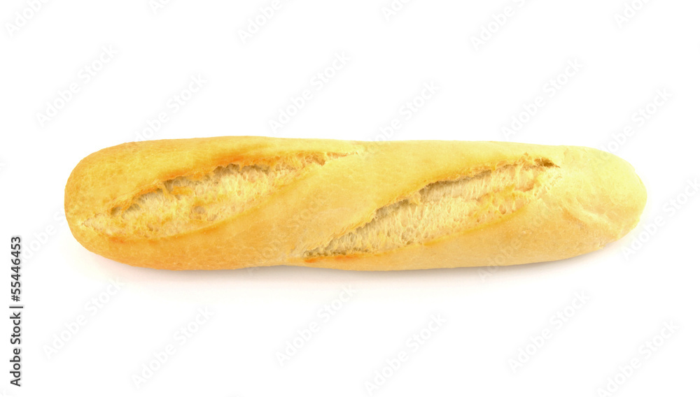 Baguette on White Background white with clipping path Baguette on White Background white with clipping path