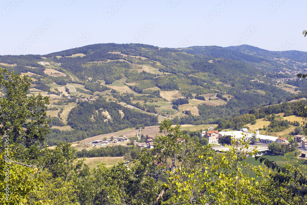 Oltrepo Pavese Panorama color image