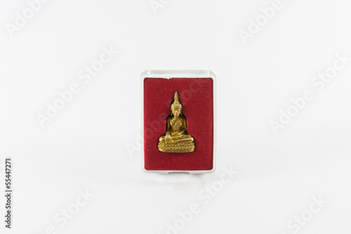 golden buddha amulet
