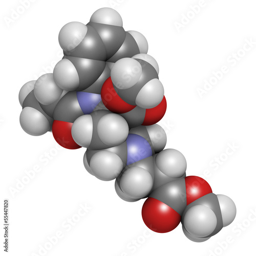 Remifentanil anaesthetic and analgesic drug, chemical structure photo