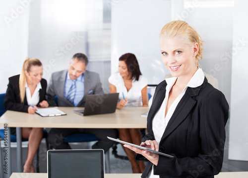 Portrait Of Happy Businesswoman