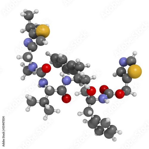 Ritonavir HIV drug (protease inhibitor class)