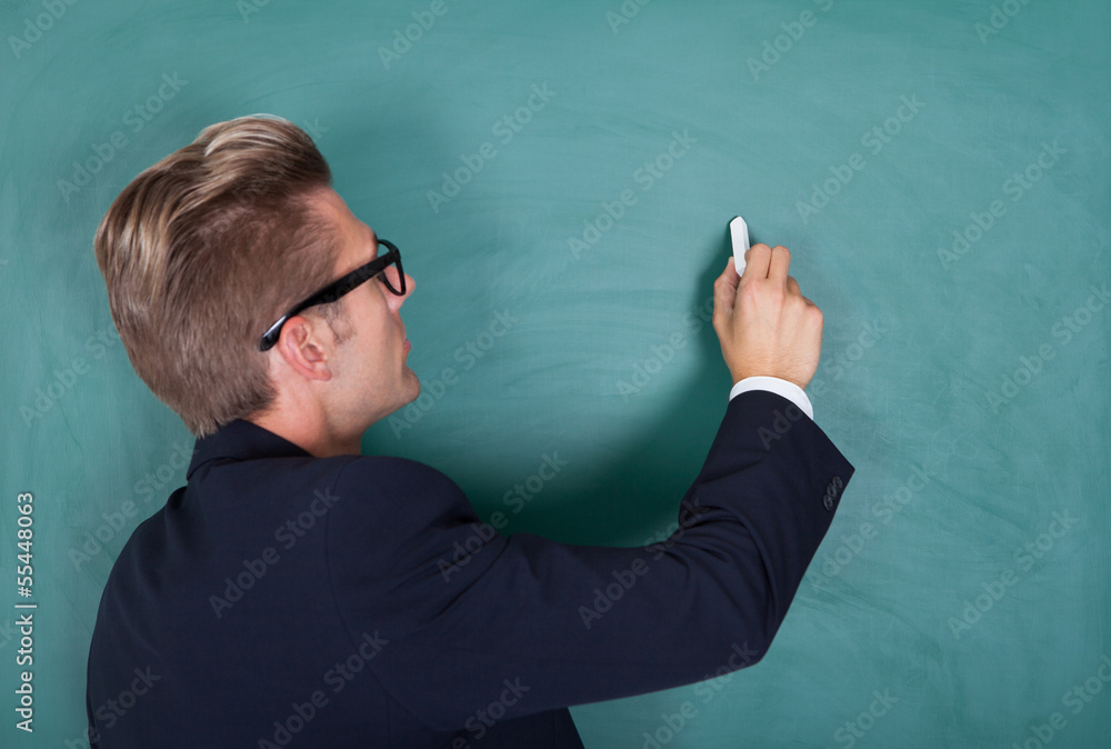 Young Male Professor Teaching