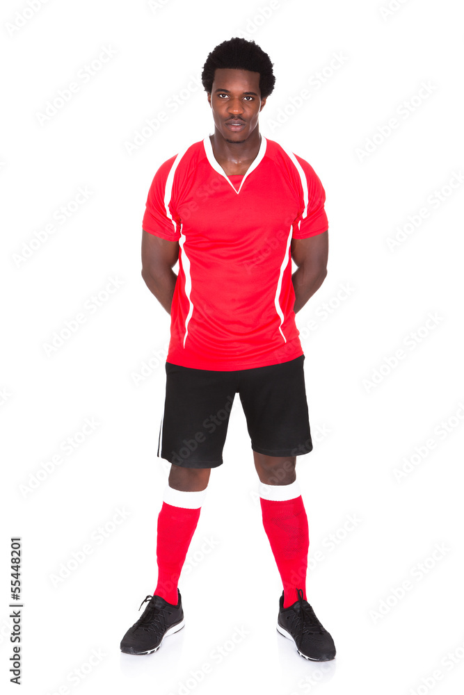 Portrait Of African Soccer Player