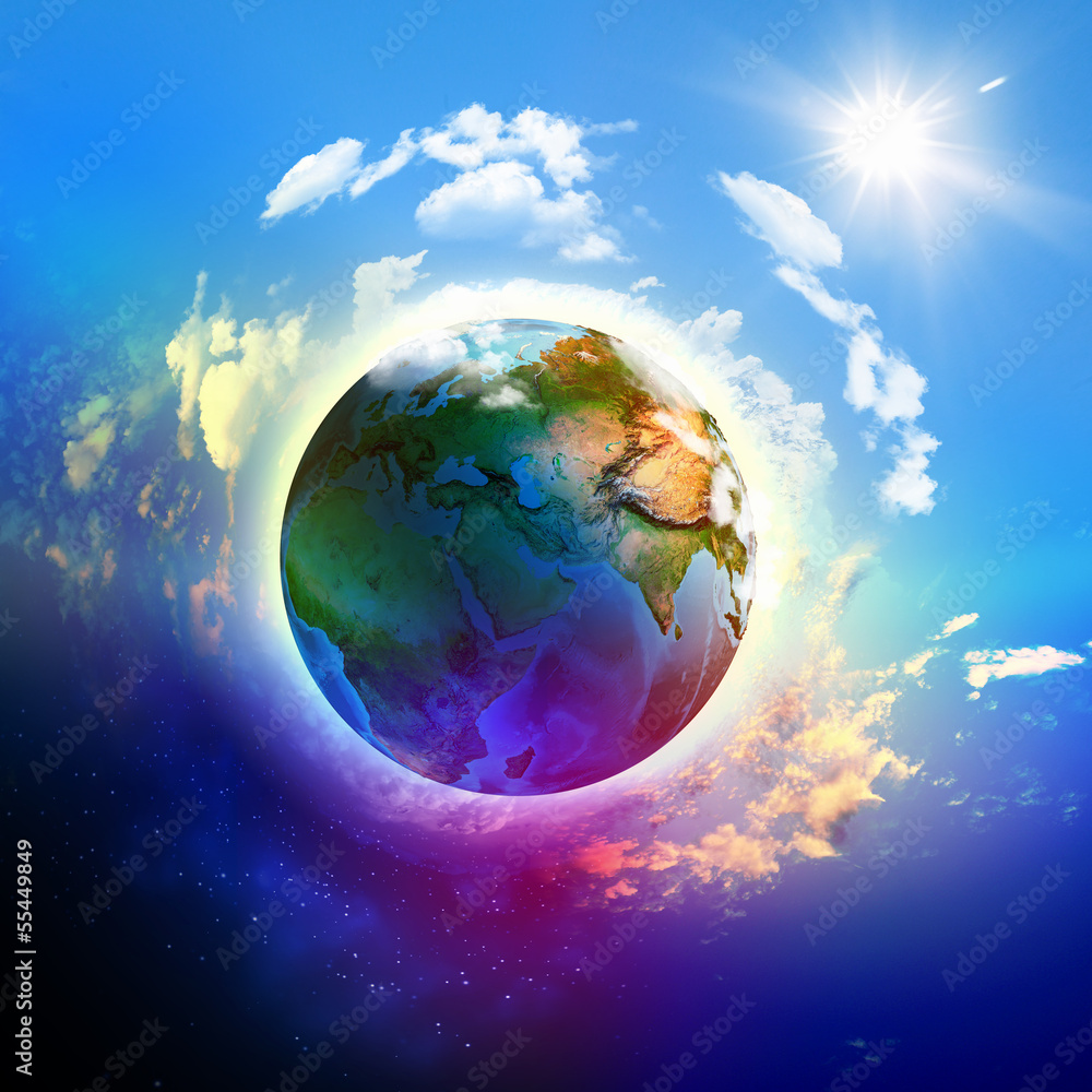 Naklejka premium Earth planet