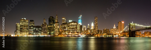 Downtown New York at Night #55450620