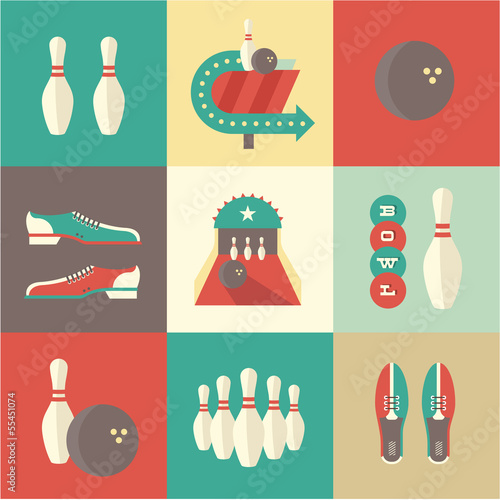 Bowling icons