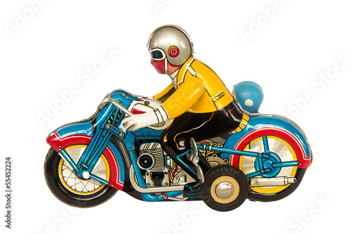 Motercycle tin toy