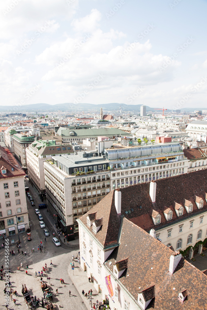 Wien, aerial view