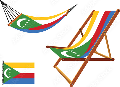 comoros  hammock and deck chair set