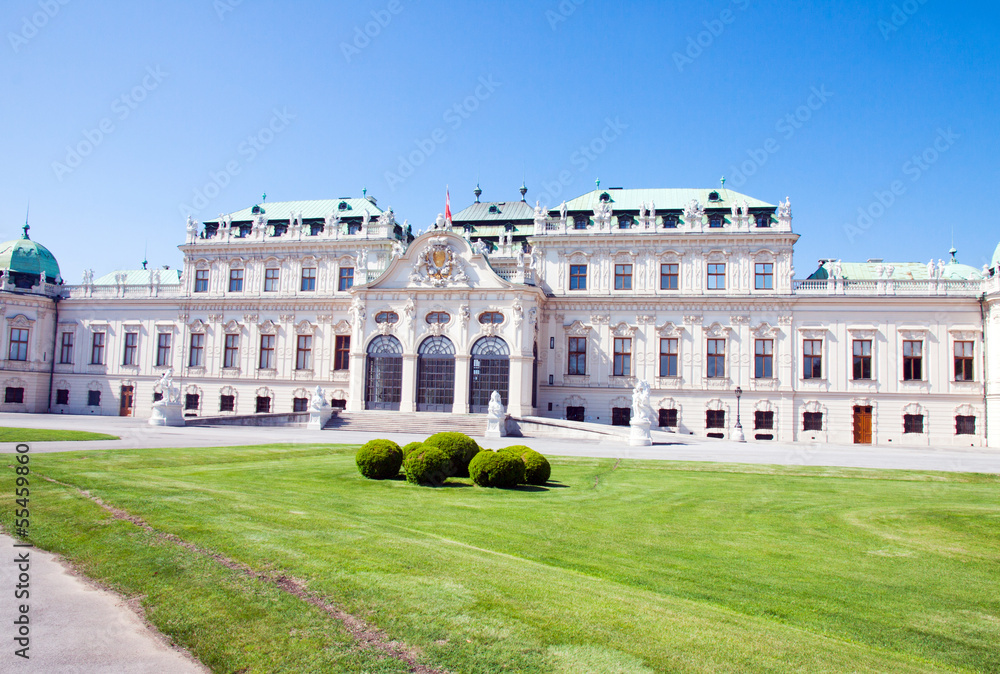 Fototapeta premium Belvedere Palace, Wien, Austria