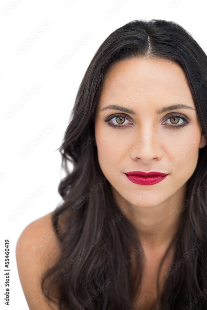 Obraz premium Beautiful sexy brunette posing