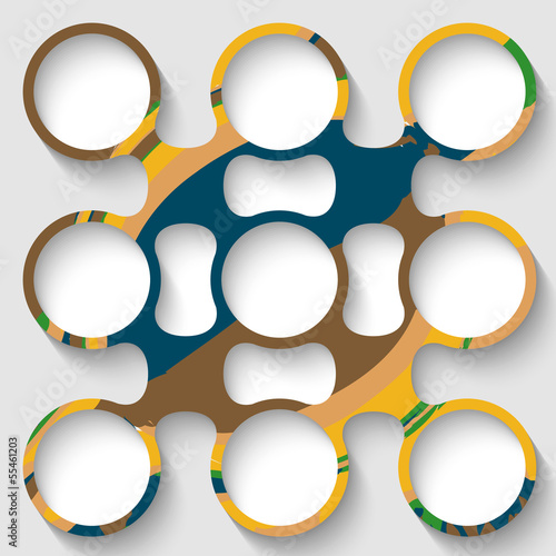 vector abstract circular object