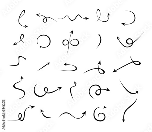 hand draw arrows