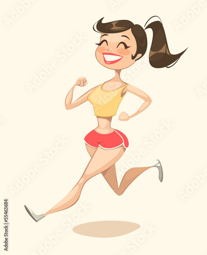 Running girl