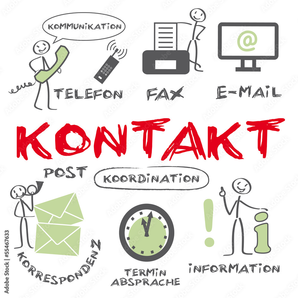 Kontakt, Business Communication, Post Adobe Stock
