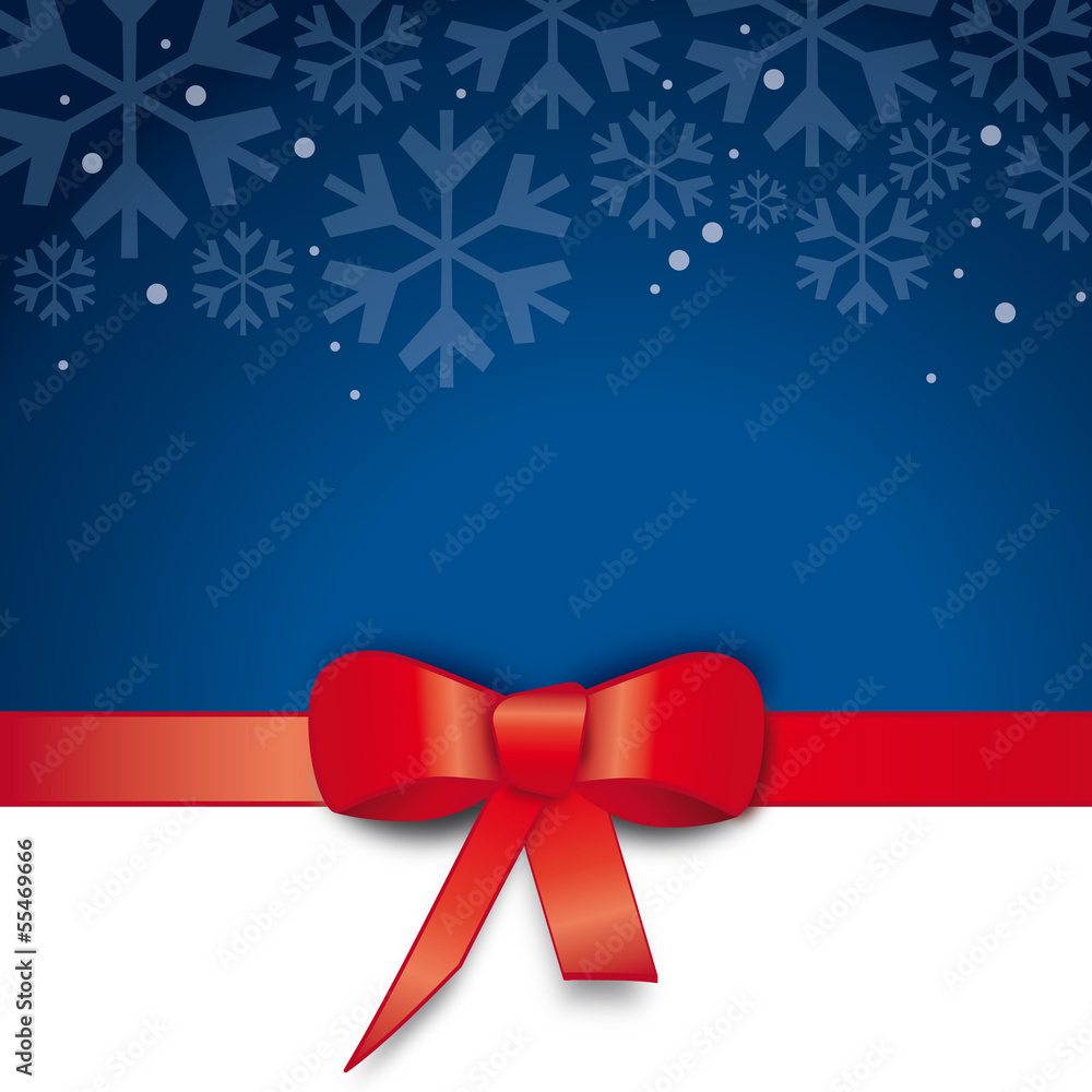Greeting Card, Weihnachten Blau, Gutschein Greeting Card, Weihnachten Blau, Gutschein