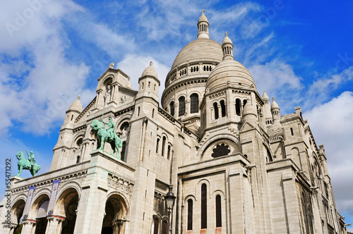 Sacre-Coeur Basilica in Paris, France