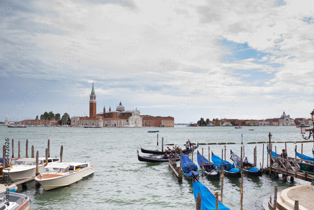 Typical scenes of the famous City of Venice in Italy