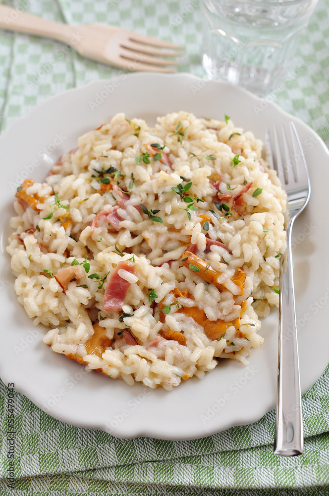 Eierschwammerl Risotto Eierschwammerl Risotto