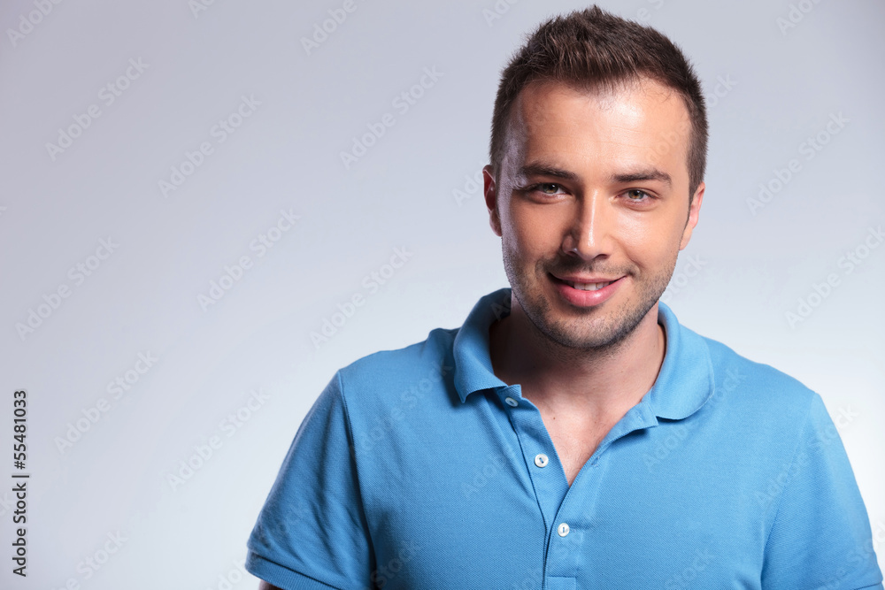 casual man closeup portrait casual man closeup portrait